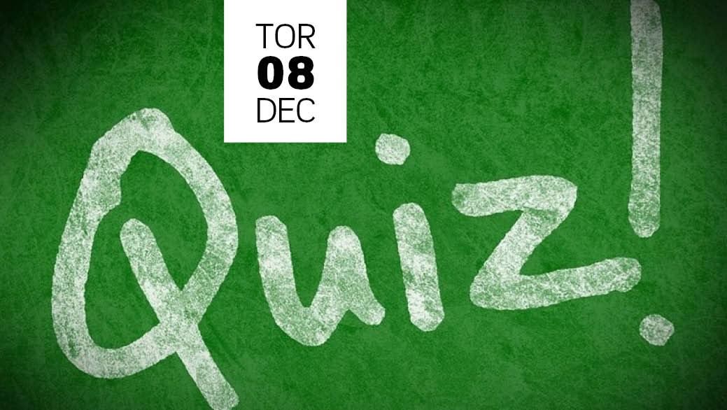 Text där det står "Quiz"