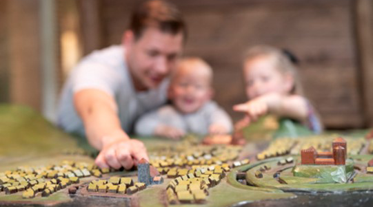 Lödöse medeltida stad i siluett